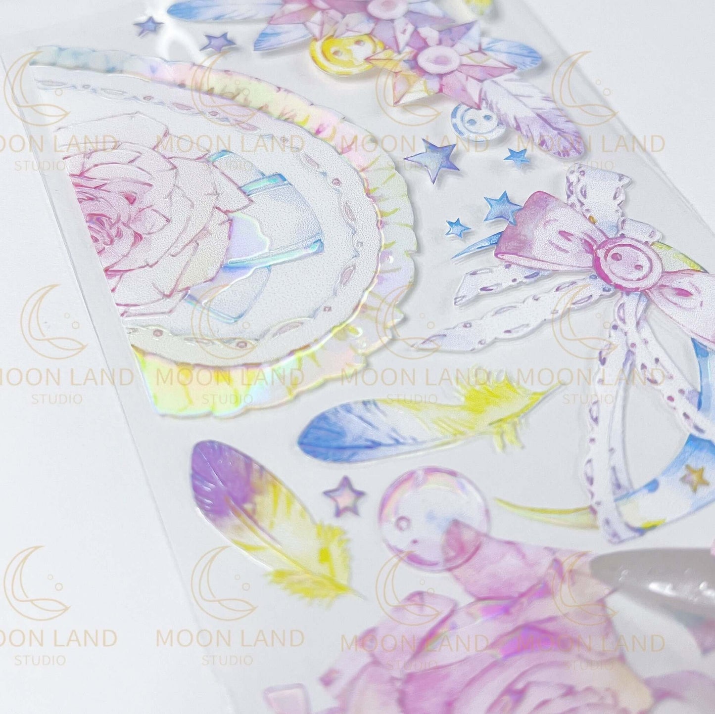 Rose and Feather Journal Tape