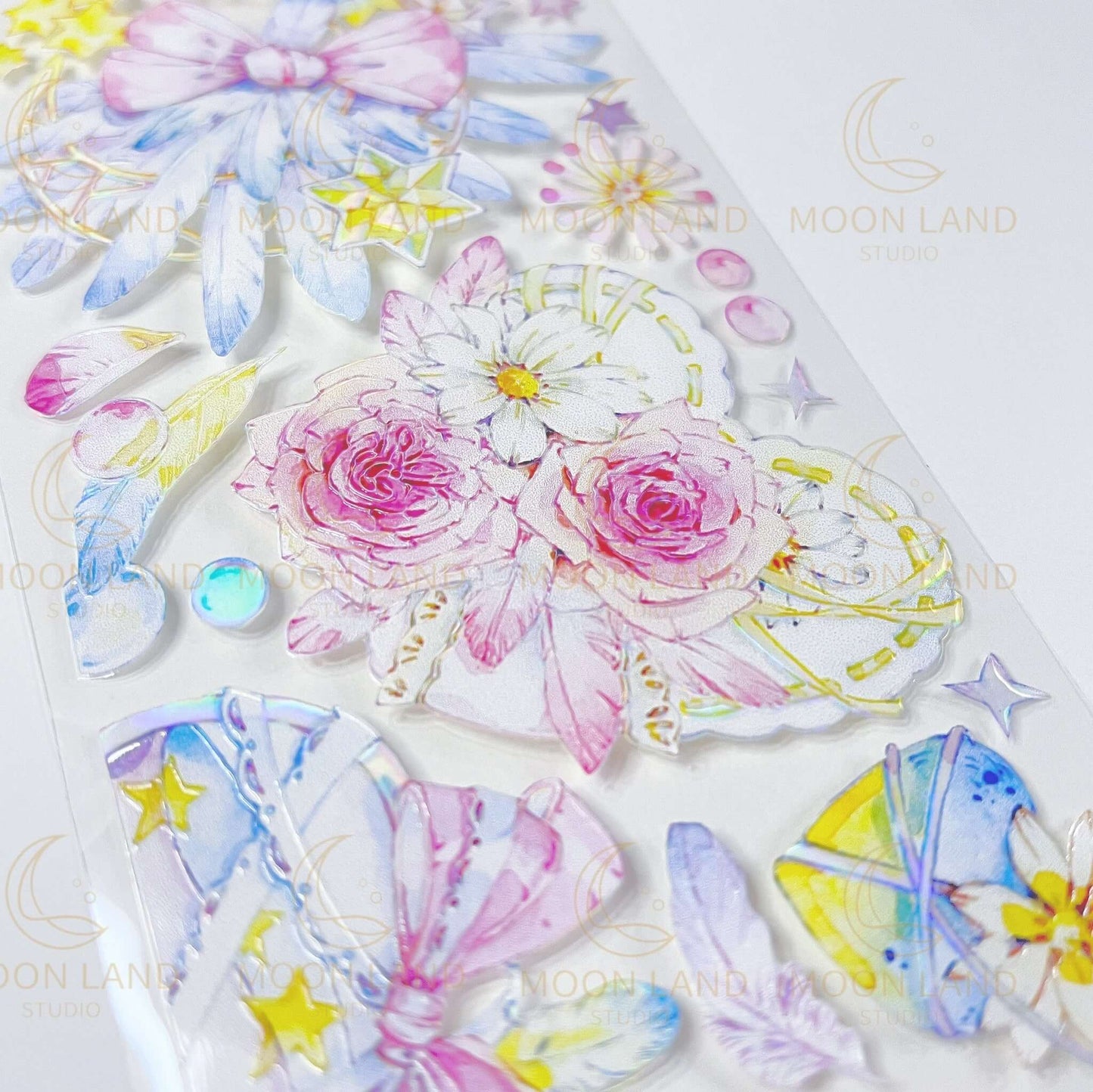 Rose and Feather Journal Tape