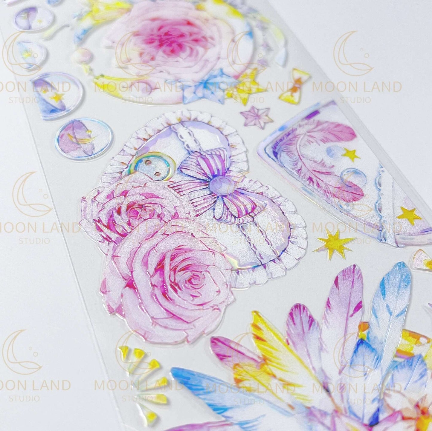 Rose and Feather Journal Tape