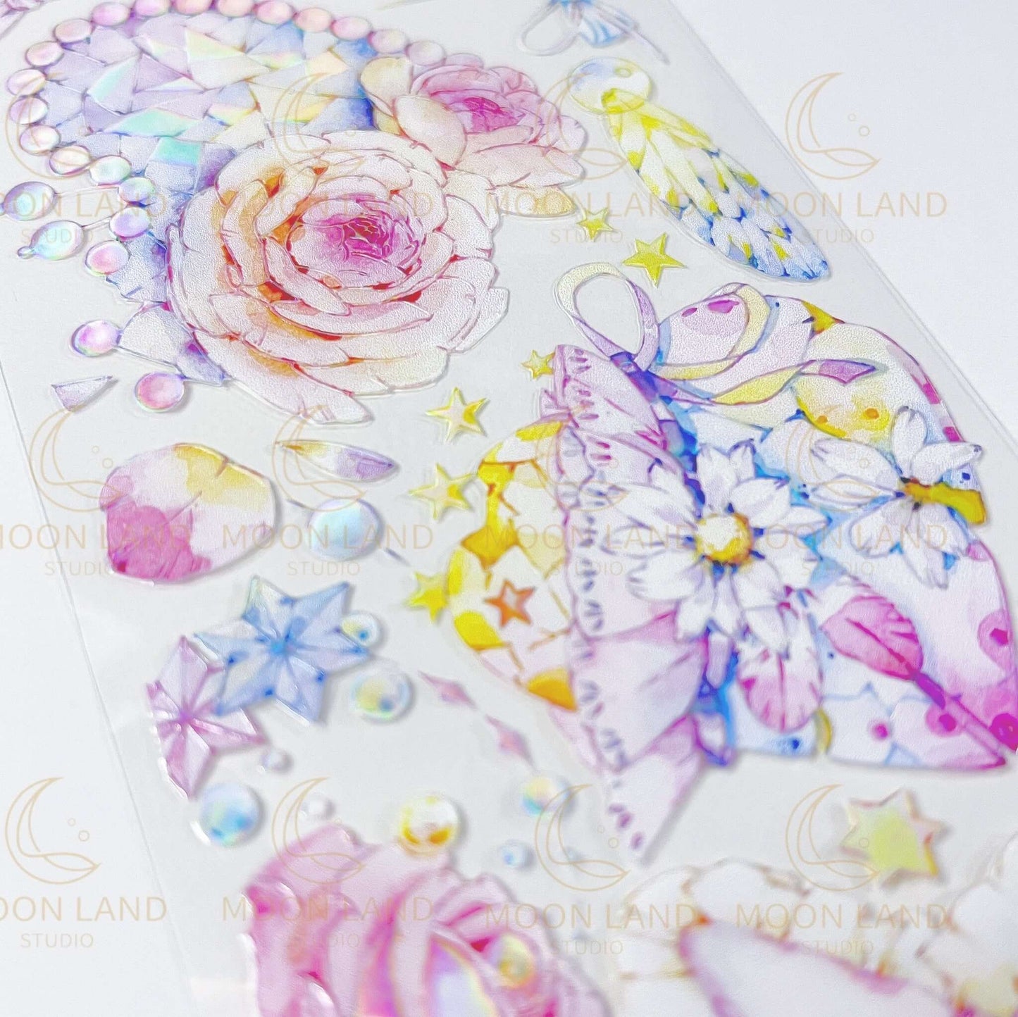 Rose and Feather Journal Tape