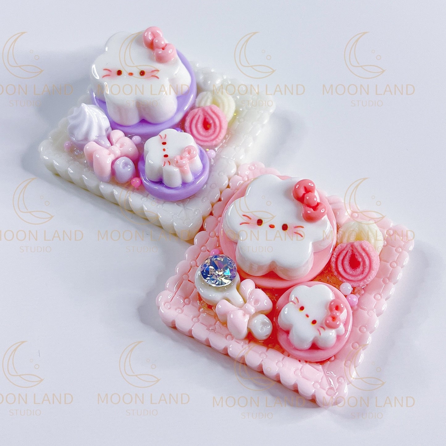 Hello Kitty Pudding Keychain DIY Kit