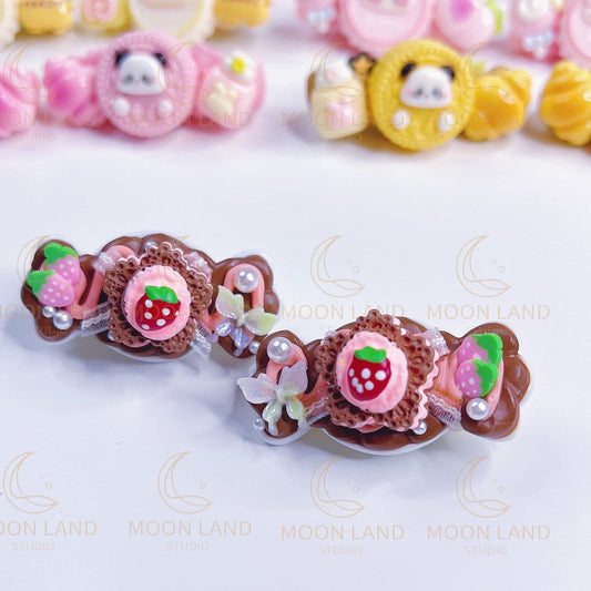 "Choco Candy" Hairclips