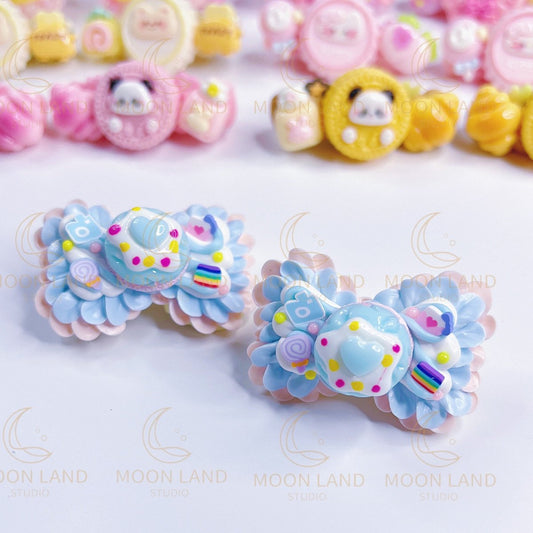 "Cupcake!" Hairclips